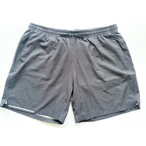 Men's Bear Bottom Black and Gray Athletic Shorts 7" Inseam Size XXL